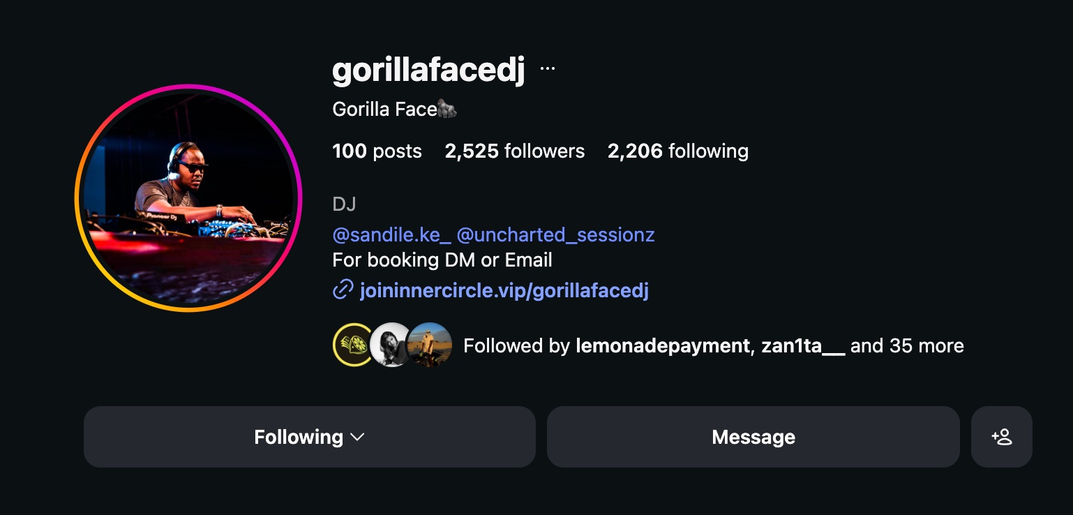 Profile Link Share