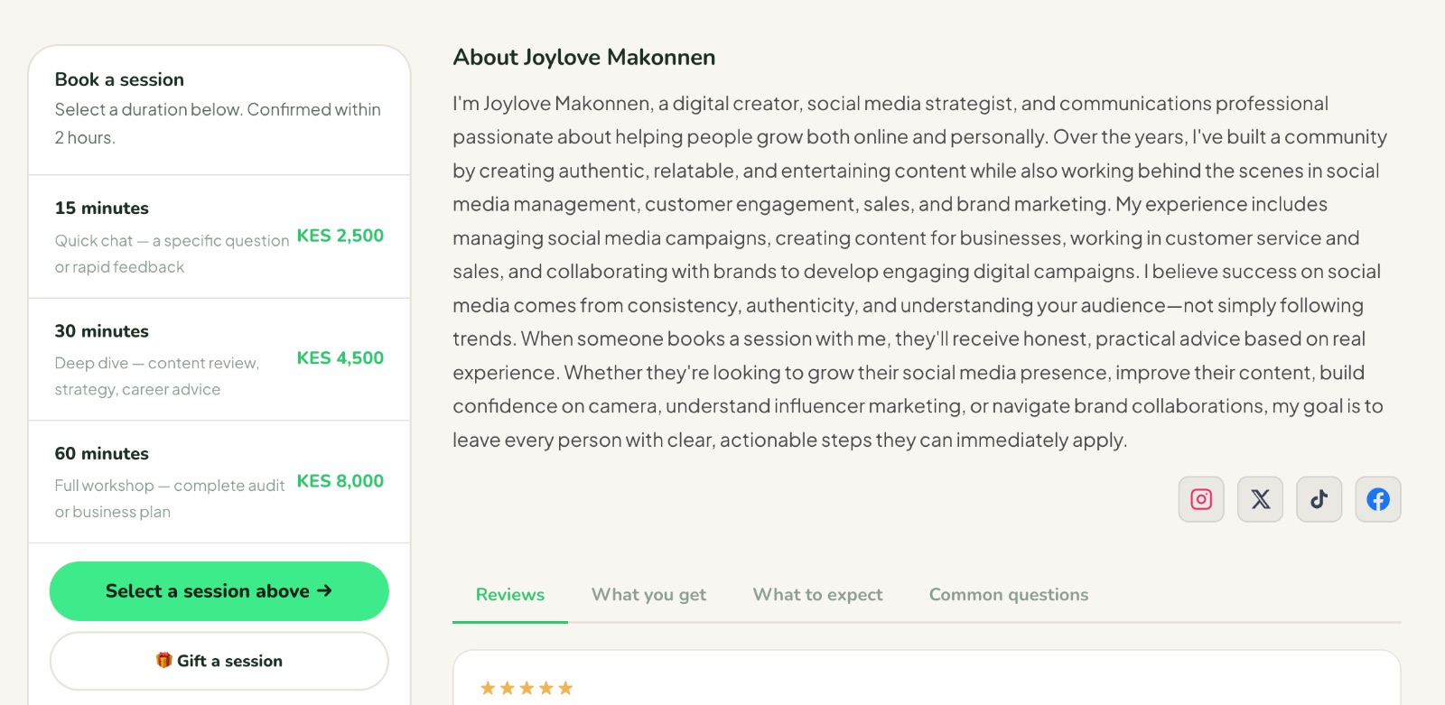 Profile Bio